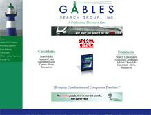 Tablet Screenshot of gablessearch.com